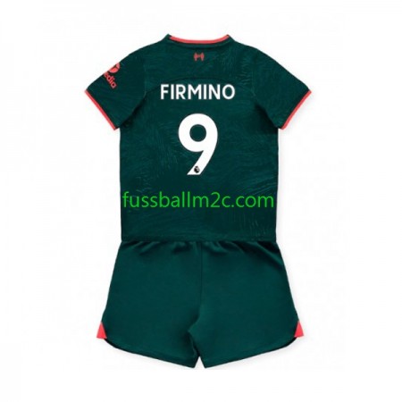 Fußballtrikots Liverpool Roberto Firmino 9 Kinder Ausweich Trikotsatz 2022-2023